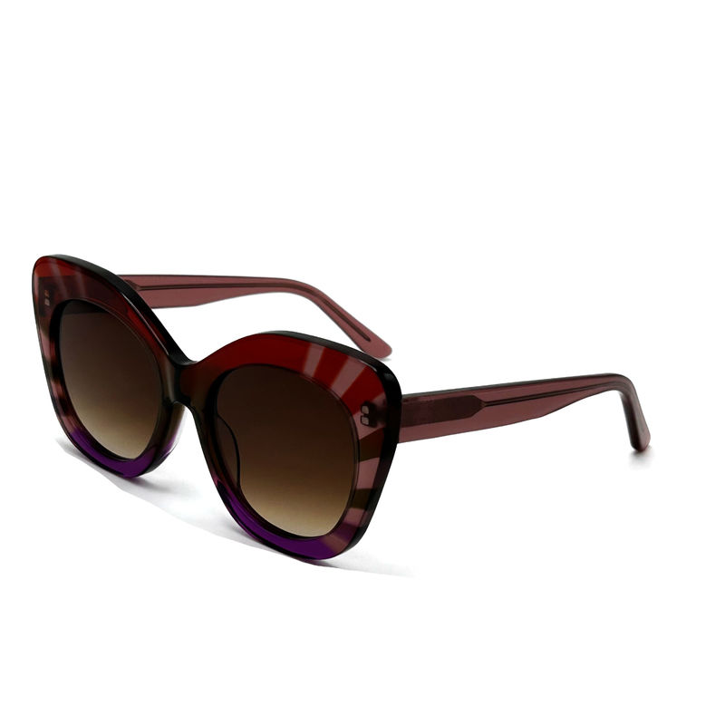 Lentes de sol de aceto de forma cuadrada para mujeres 100% Protección UV-modelo AS104,Lentes de sol OEM Factory