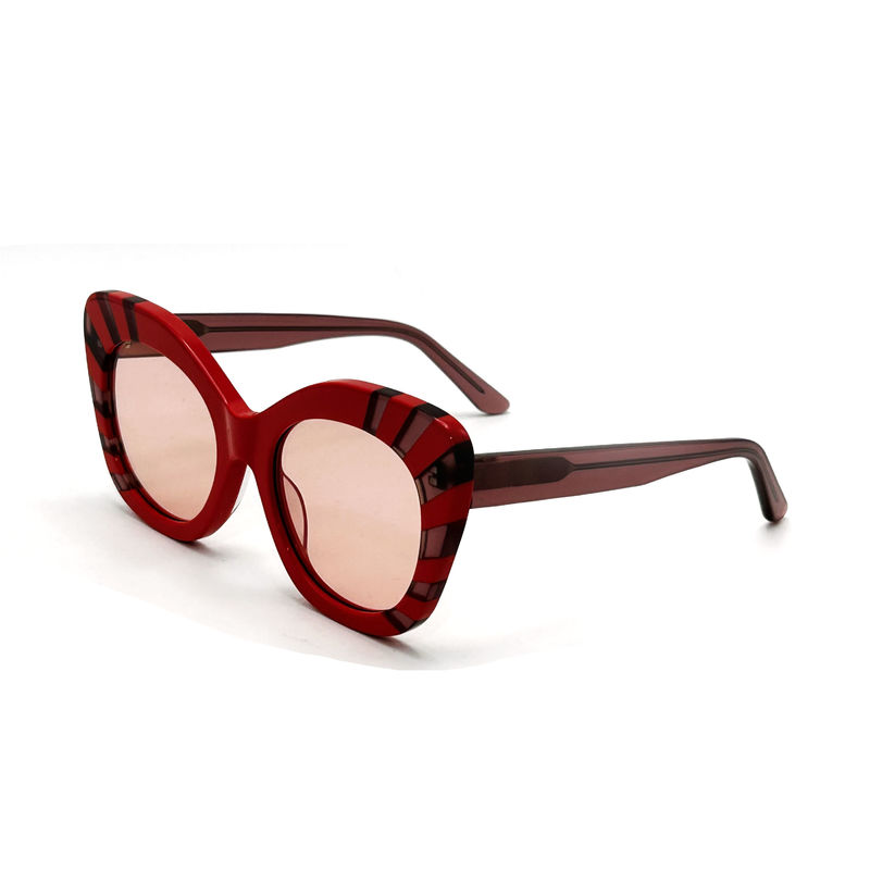Lentes de sol de aceto de forma cuadrada para mujeres 100% Protección UV-modelo AS104,Lentes de sol OEM Factory