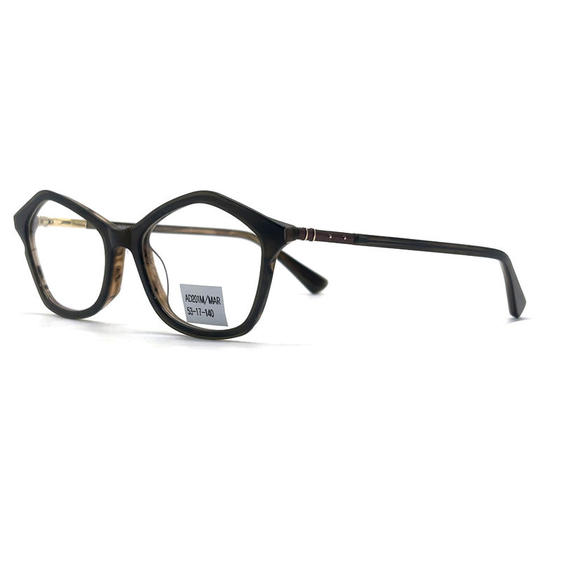 AD201M Cuadro óptico de acetato elegante y duradero para compras B2B, fábrica OEM/ODM