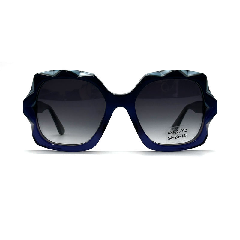 Gafas de sol con marco de acetato con estilo moderno  modelo AS122 - CR 39 100% protección UV, fábrica ODM/OEM