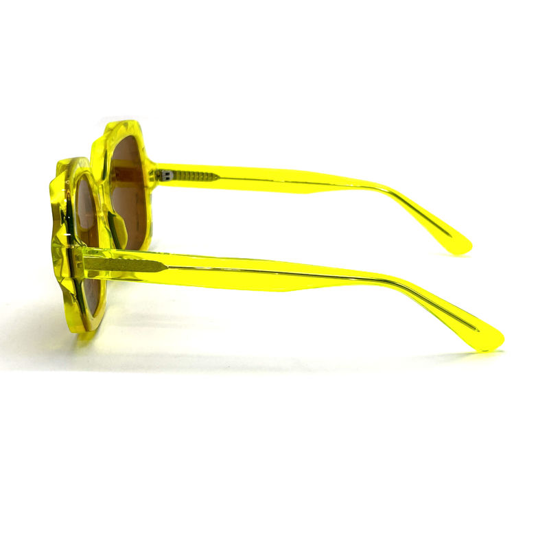 Gafas de sol con marco de acetato con estilo moderno  modelo AS122 - CR 39 100% protección UV, fábrica ODM/OEM