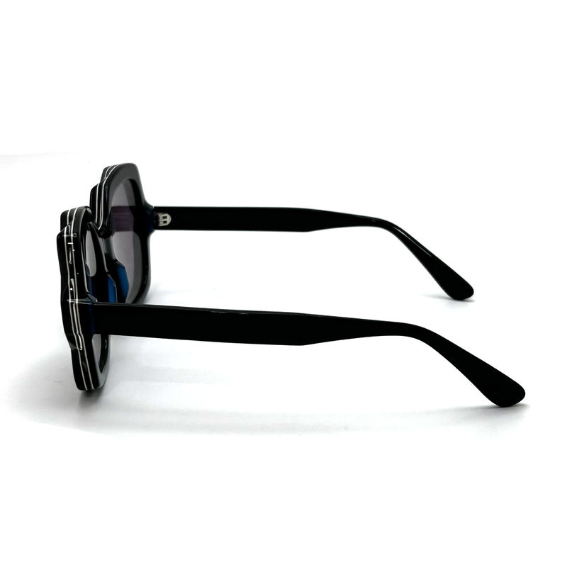 Gafas de sol con marco de acetato con estilo moderno  modelo AS122 - CR 39 100% protección UV, fábrica ODM/OEM