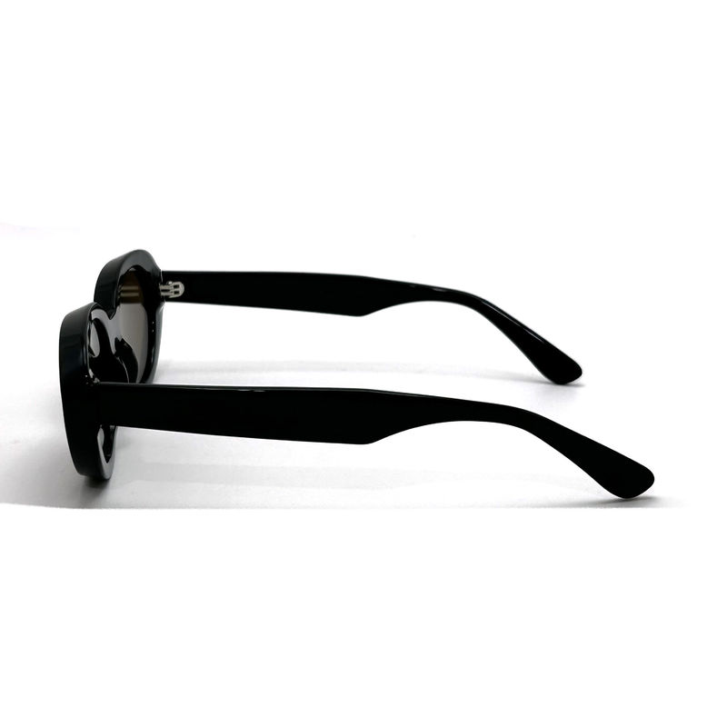 Gafas de sol de marco de acetato de moda con forma de ojo oval y marco clásico modelo de estilo AS075, Gafas de sol Manufactura OEM/ODM