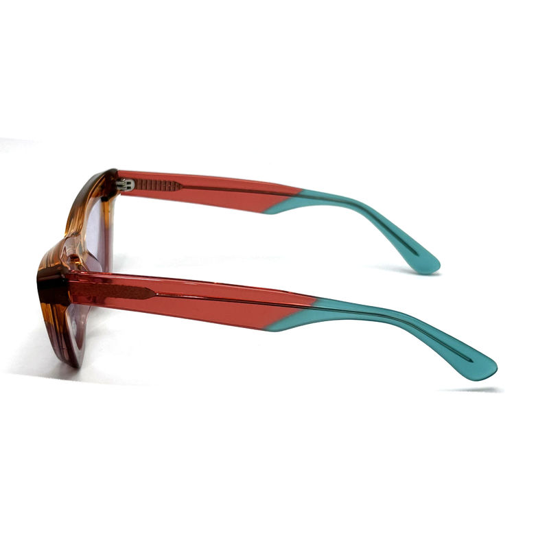 Acetato de hoja de mariposa forma de ojo Acetato de marco gafas de sol modelo AS076,Personalizada / OEM Fabrica de gafas de sol