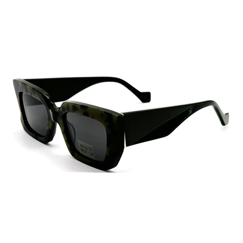 Gafas de sol de modelo AS113 con marco de acetato para hombres con protección UV al 100%,Gafas de sol OEM Manufacturer
