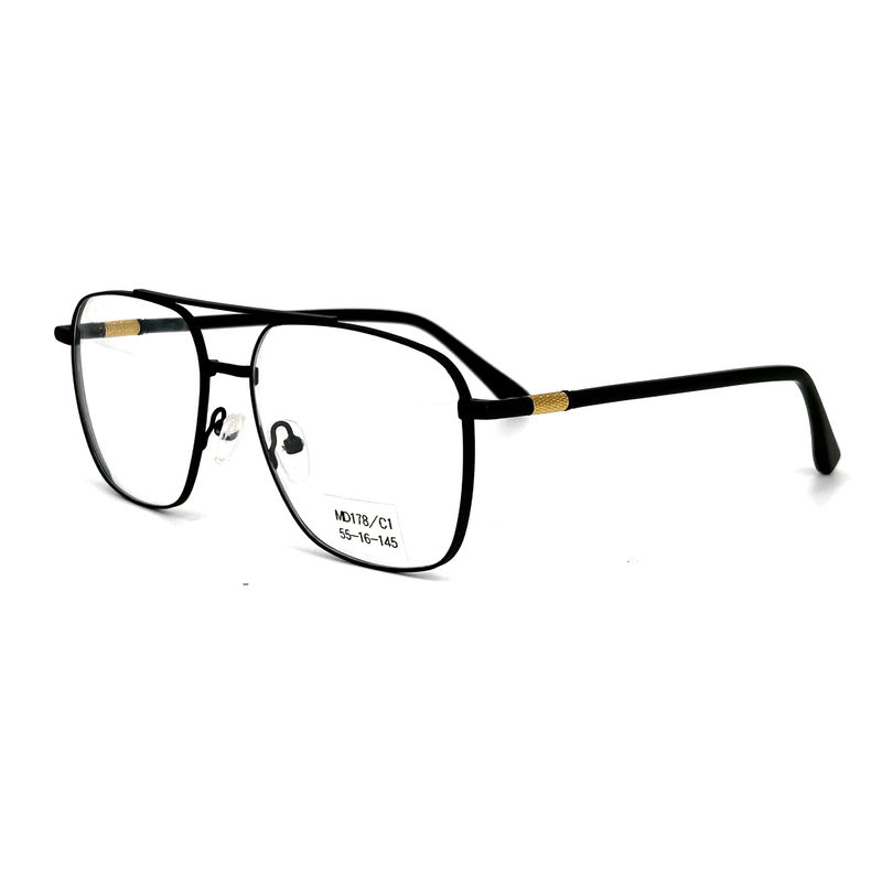 Marco óptico metálico redondo personalizado para sus gafas de ajuste perfecto Facory MD178