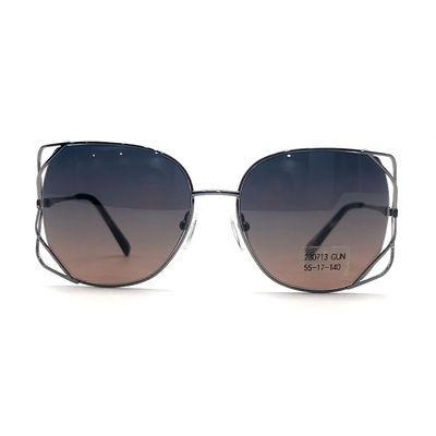 Buen precio MS079 Gafas de sol de metal cuadrado retro con lentes polarizadas resistentes a los arañazos y bisagras de resorte en línea