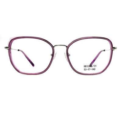 Buen precio BD138M Gafas de acetato de metal de estilo vintage cuadrado personalizado para mujeres en línea