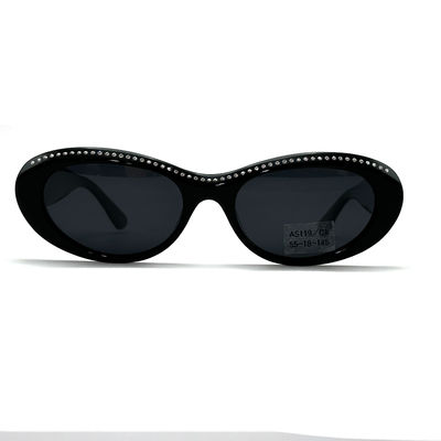 Buen precio Cuadro de hoja de acetato para mujeres gafas de sol clásicas de mariposa con Strass-AS119,Fábrica ODM / OEM en línea